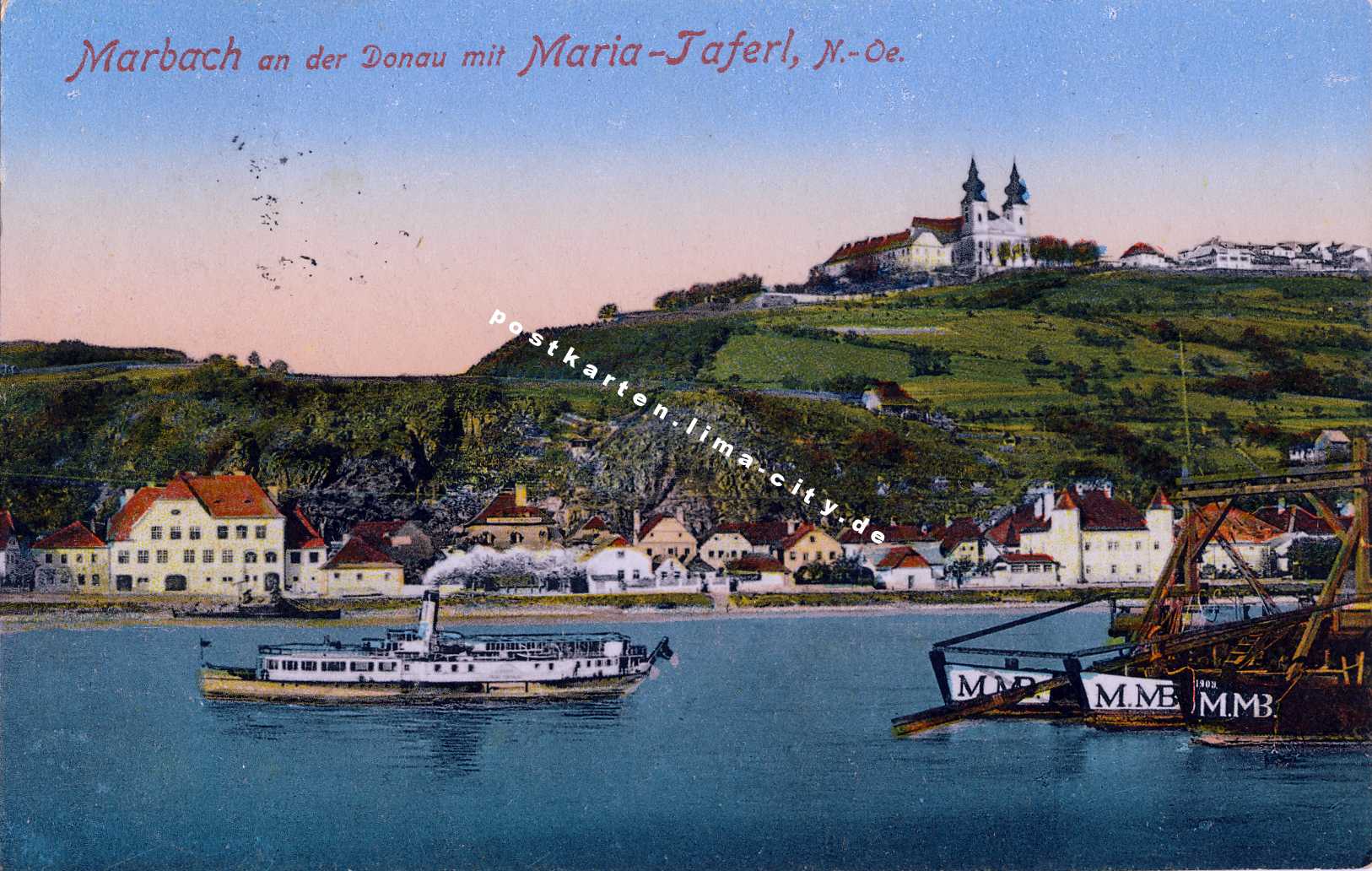Maria Taferl von der Donau aus 1931